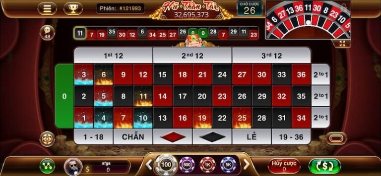 Áp dụng Roulette D’Alembert Roulette 3D Rikvip