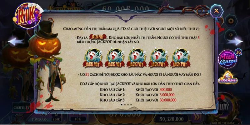 Những lưu ý khi tham gia Thị Trấn Ma Quái Rikvip