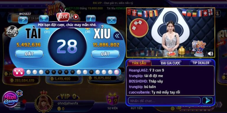 Tìm hiểu cách chơi tài xỉu livestream Rikvip Tìm hiểu cách chơi tài xỉu livestream Rikvip