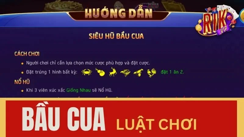 Hướng dẫn chi tiết cách chơi Bầu Cua tại Rikvip chắc thắng Hướng dẫn chi tiết cách chơi Bầu Cua tại Rikvip chắc thắng