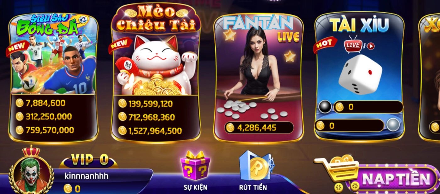 Rikvip sở hữu hệ thống game bài đổi thưởng 3D phong phú Rikvip sở hữu hệ thống game bài đổi thưởng 3D phong phú