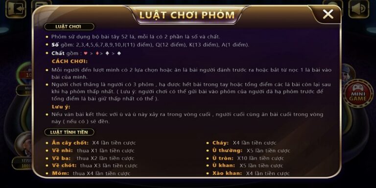 Hướng dẫn cách chơi Phỏm Rikvip chuẩn nhất Hướng dẫn cách chơi Phỏm Rikvip chuẩn nhất