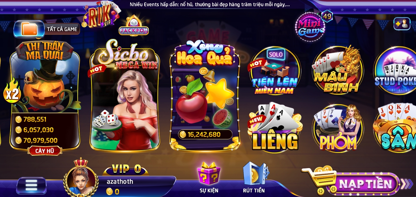 Xèng Hoa Quả Rikvip – Hướng Dẫn Chơi Xèng Hoa Quả Chi Tiết