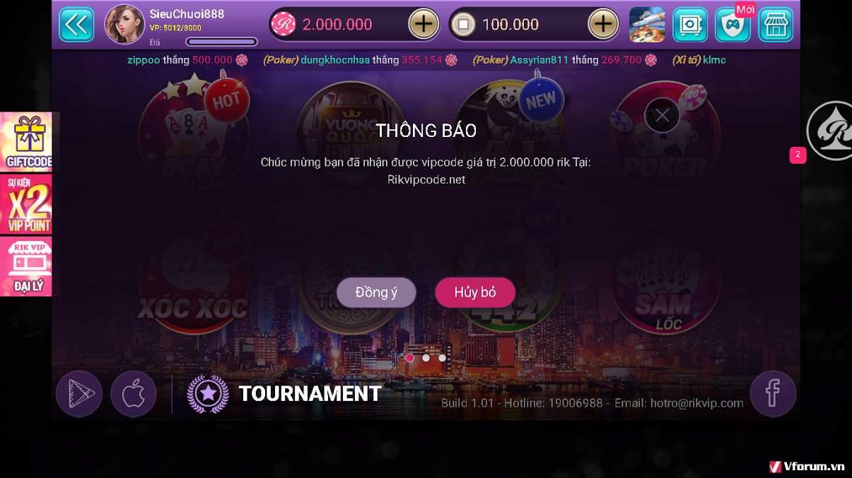 Rikvip thường tung ra nhiều chính sách chào mừng thành viên mới Rikvip thường tung ra nhiều chính sách chào mừng thành viên mới
