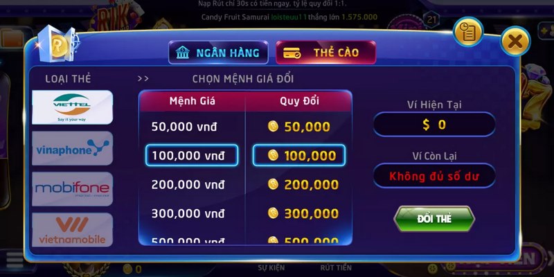 Điều kiện để rút tiền Rikvip